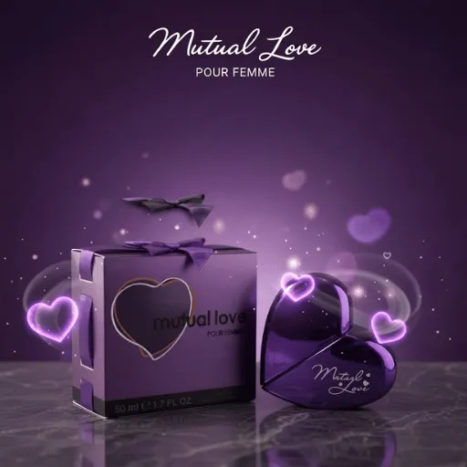 [1 in Stock] Mutual Love Eau de Perfume Purple Heart Bottle for Women