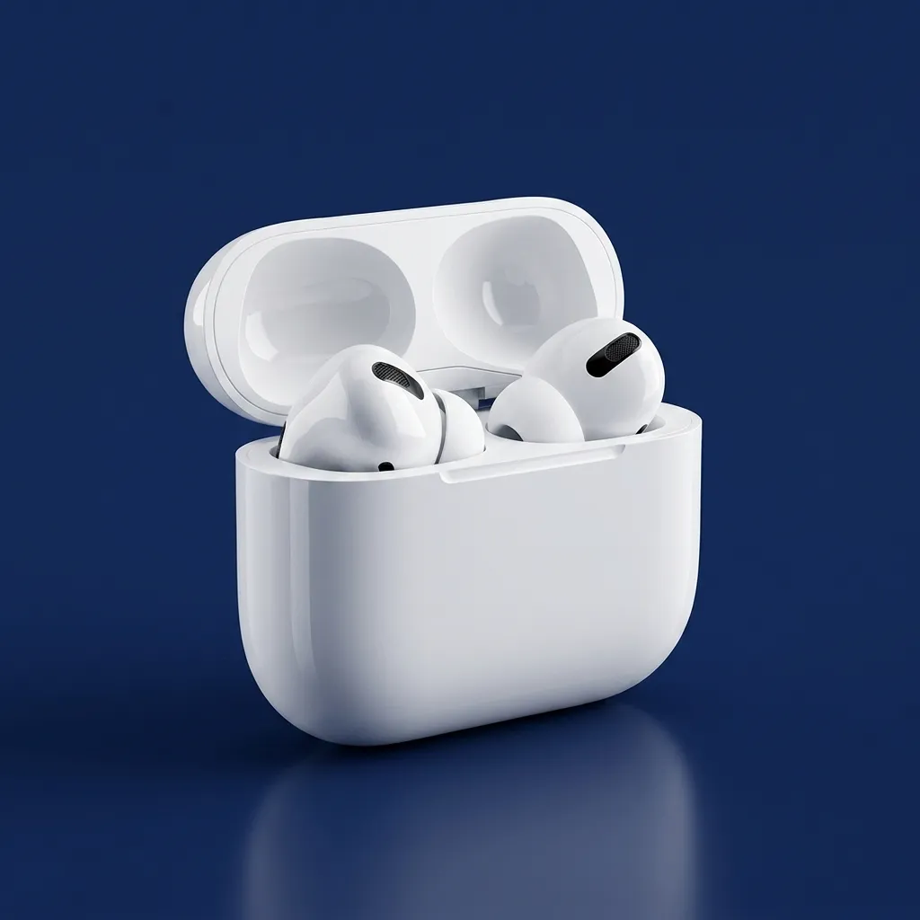[100 in Stock] White AirPods Pro 4 with Active Noise Cancelling