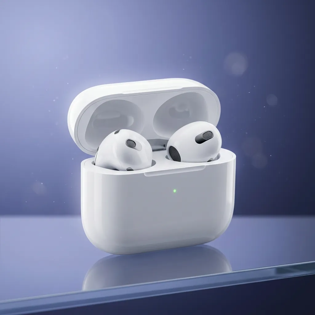 [1 in Stock] Premium Wireless ANC Earbuds White 5.3 Bluetooth JR-T03S Pro